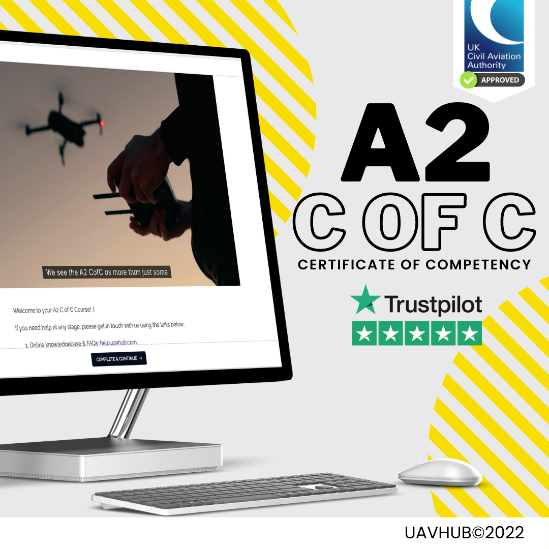 A2 CofC Drone Course (Certificate of Competency) Book today UAVHub