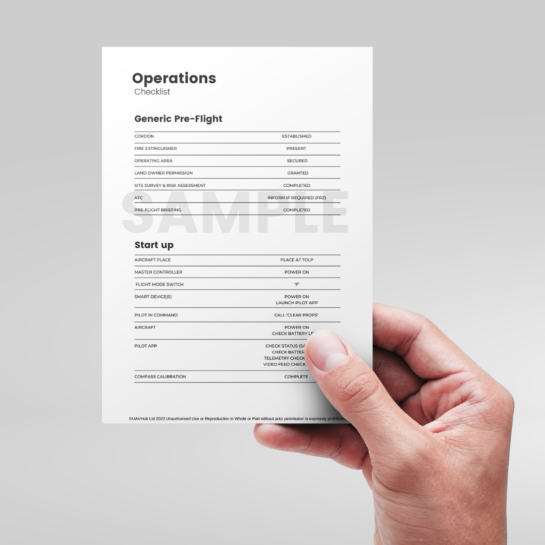 Universal Flight Reference Cards (FRCs)